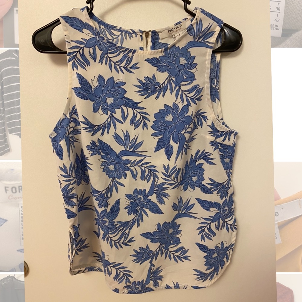 Floral tank top
